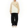 MAHAGRID Color Block Sweatshirt Beige(Mg2Dsmm445A)