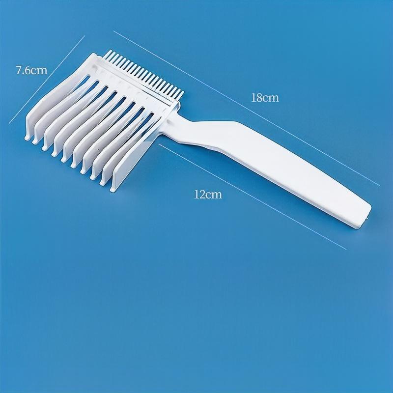Professional haircutting comb, flathead gradient comb, men's heat-resistant comb, salon styling tool.