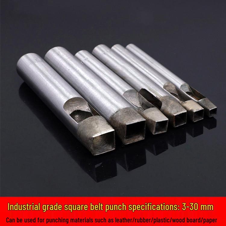 DIY Square Leather Punch Tool for Carving