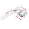 X AUTOHAUX Blunt Car Direction Indicator Extension Steering Wheel Extension Turn Rod Positioning Kit Rod Extension 2pcs Silver Tone