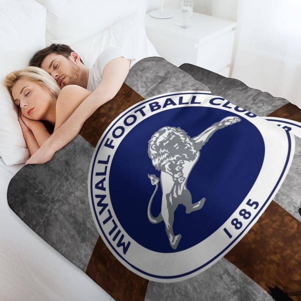 Millwall Londra Coperta Plaid Coperta Calda Multiuso per Soggiorno Camera da Letto