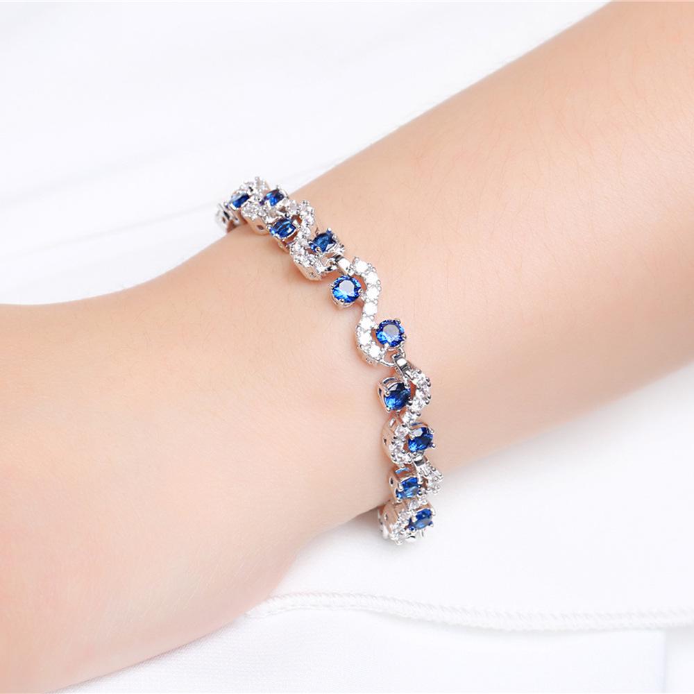 Náramek z drahokamů pro ženy Luxusní Módní Vysoce kvalitní Elegantní Personalizovaný Nádherný Náramek Šperk
