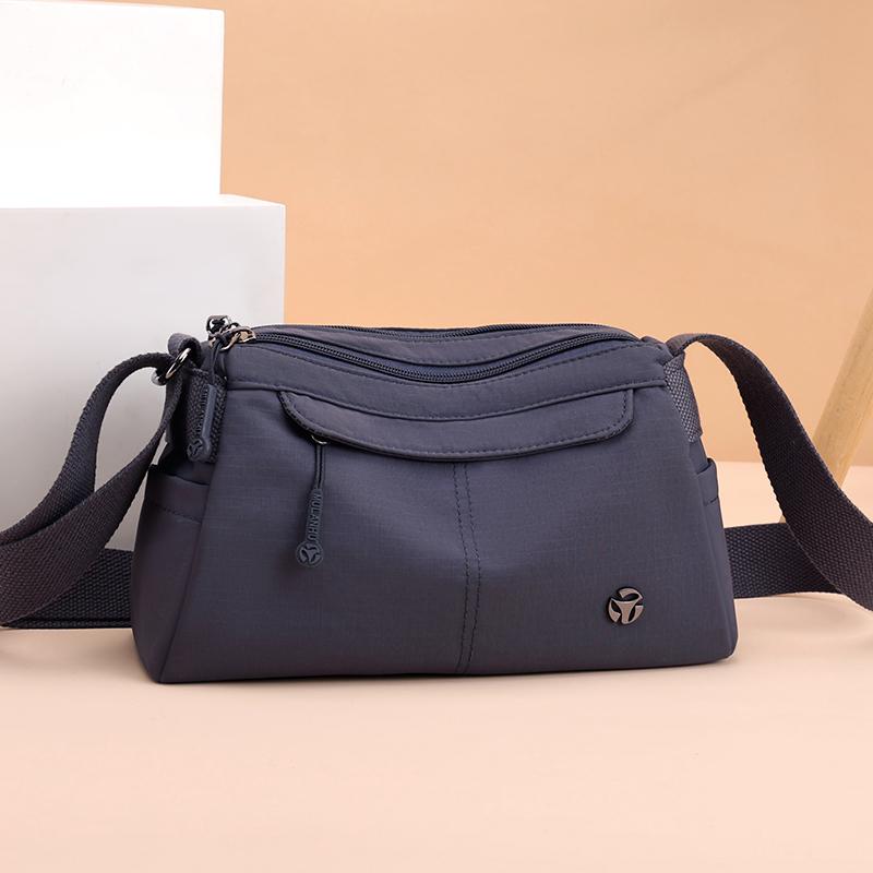 Women's Lightweight Nylon Bag Solid Color Shoulder Bag