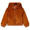 Hoodie - vidaXL - Faux Fur - Cognac Color - Unisex - Long Sleeves