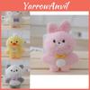 Cute Panda Plush Keychain Fluffy Stuffed Animal Adorable Bag Charm 12cm