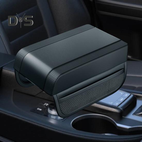 Universal Car Armrest Cushion Memory Cotton Armrest Box Mat Waterproof Auto Center Console Cover Pad Elbow Rest Box Covers for Driving Comfort Support