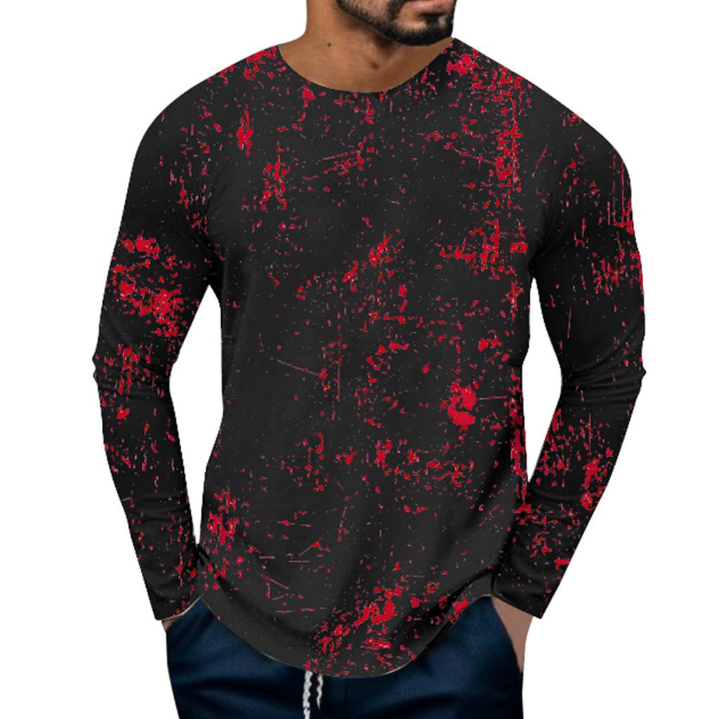 Halloween Blood Bat 3D Print T-Shirts Men Woman Long Sleeve Hip Hop T Shirt Streetwear Harajuku Pullovers Tees Top Kids Clothing