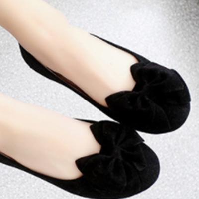 Surprising Day Classic Old Beijing Cloth Shoes Women Flats Soft Comfortable Mother Shoes Black Mary Janes Non-Slip Sole Cotton Breathable