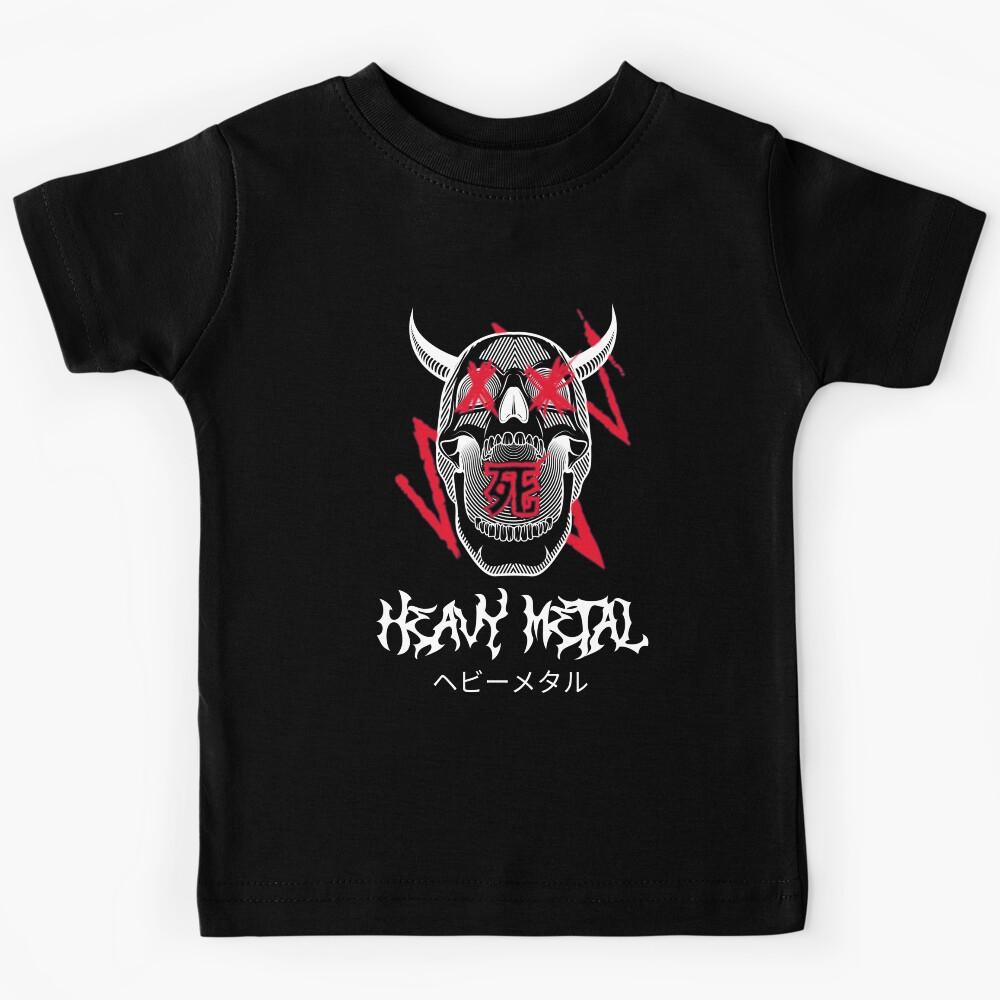 Heavy Metal Japanese Kids T-Shirt 140
