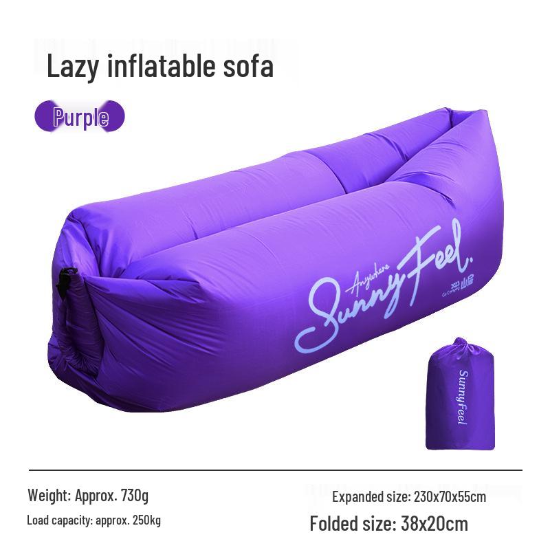 Saltea Sofa Gonflabilă Portabilă SunnyFeel pentru Camping și Festivaluri de Muzică