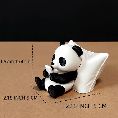[Ornament Model] Creative Panda Sculpture | Desktop Office Car Decor | Collectible Animal Figurine