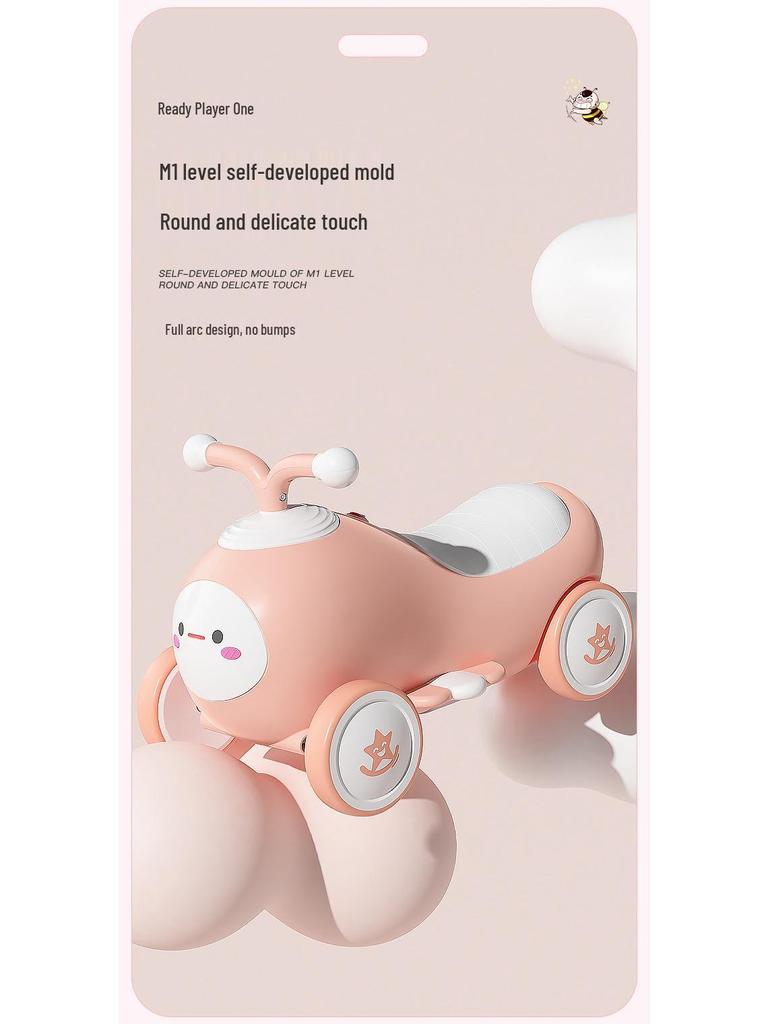 Children's Twist & Glide Scooter: 1-3 Years No-Pedal Balance Walker