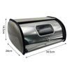 Roll Top Bread Bin Large Capacity Bread Box For Entrance Pantry Farmhouse Bread Storage Box Healthy Lifestyle Tool