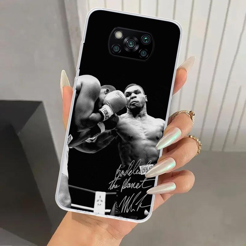 Mike Tyson Boxer Man Phone Case for Xiaomi Poco X5 X6 X7 Pro F7 Ultra M7 Redmi 15 15C 13 13C 12 12C 10 10A 10C 9 9A 9C 9T Shell