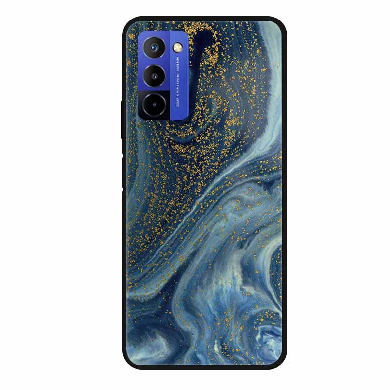 Für Wiko 10 Hülle Marmor 6,75" TPU Weiches Silikon Rückseite Handyhülle für Wiko 10 Wiko10 Coque Cartoon Antischock Stoßfest Funda