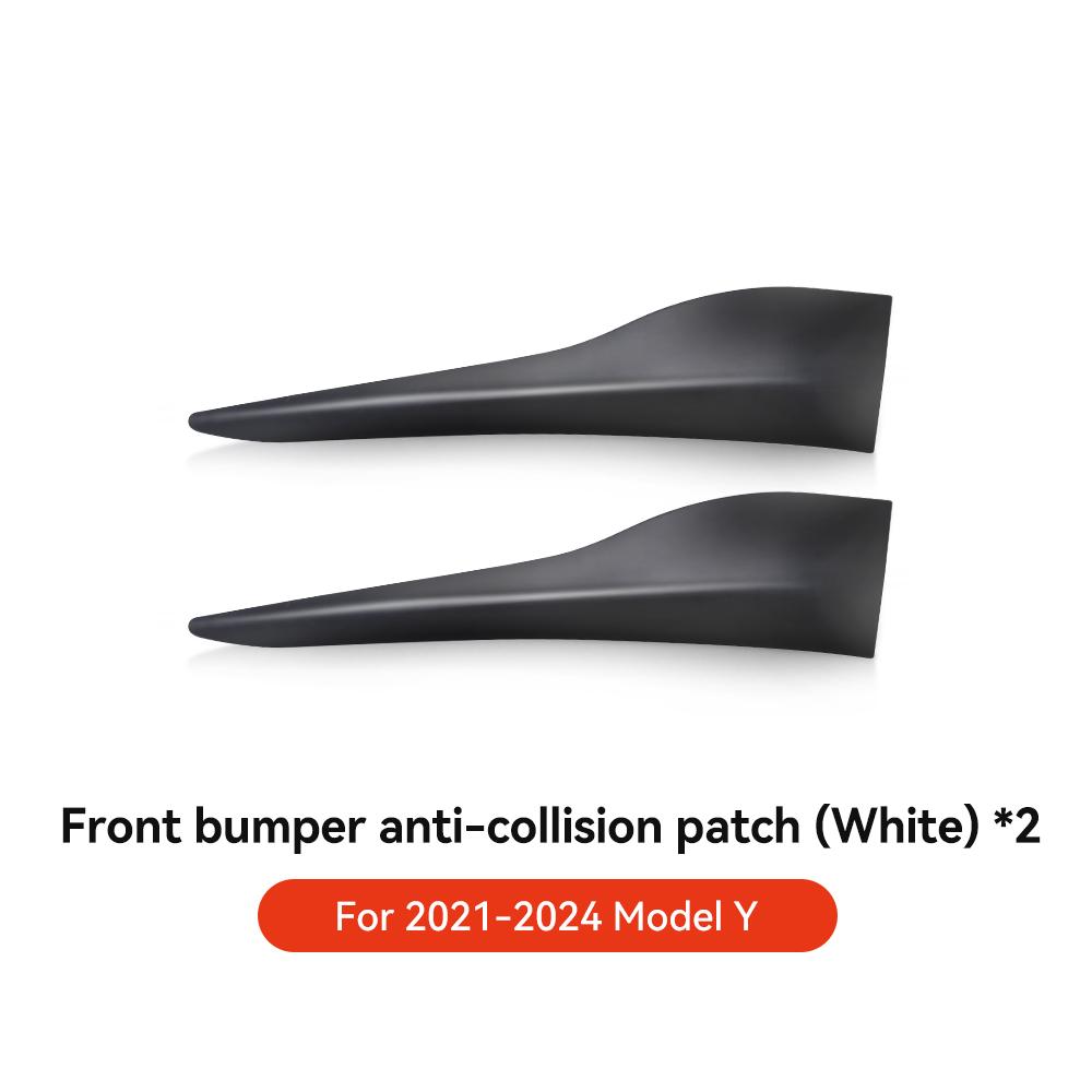 

YZ для Tesla Model Y 2025-2025 Передний бампер Противоударные полосы TPE Передние угловые защитные накладки Аксессуары для отделки автомобиля