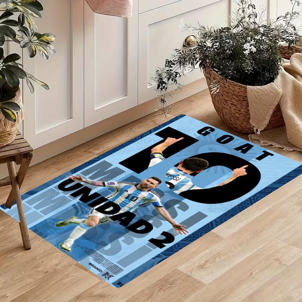 Messi Kitchen Mats Durable Bathroom Pads Comfortable Rugs Carpets For Kitchen Home Office Sink Laundry Room Bathroom Decor