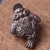 Purple Clay Small Tea Pet Golden Toad Wealth Attraction Creative Toad To Raise Tea Tray Decoration Kung Fu Teaware Accessories