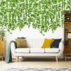 50/2M Artificial Green Ivy Vine Garland Fake Leaf Plants Rattan Hanging Creeper Garlands for Garden Wedding Party Wall Decor