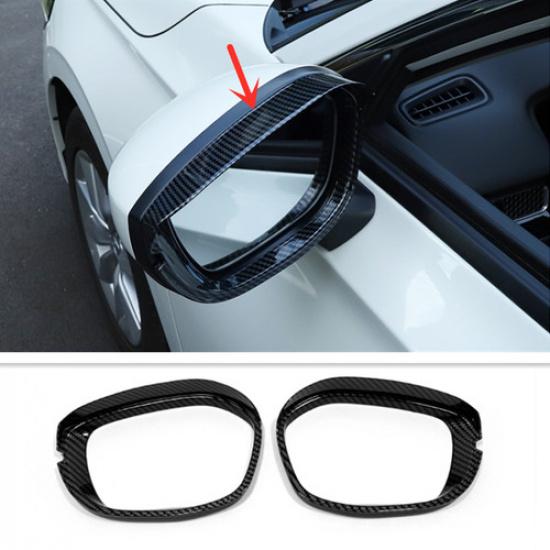 For Honda Civic   Carbon Fiber Mirror Rain Eyebrow Cover