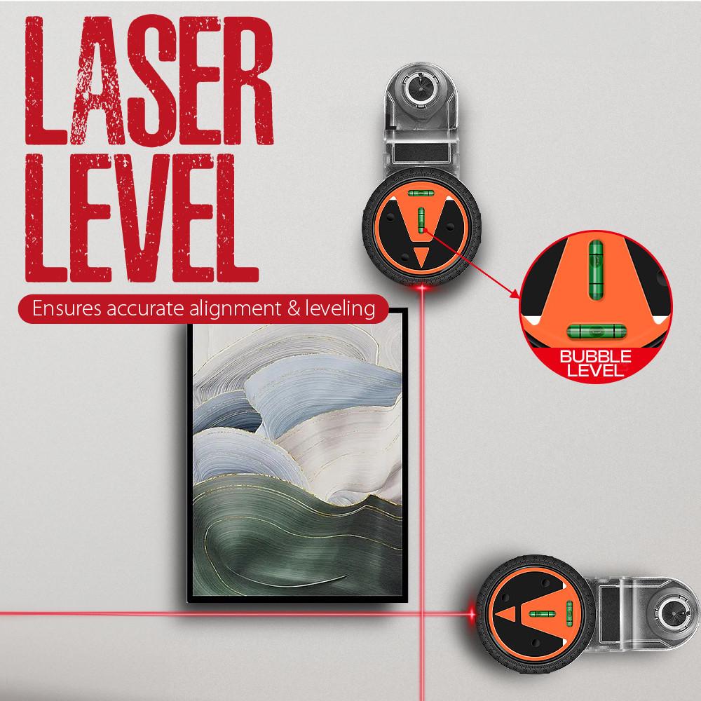 2 in 1 Laser Wasserwaage Abnehmbarer Elektrischer Wandstaubsauger Bohrmaschine Staubabsaugung Bohrstaubreinigung Elektrowerkzeug