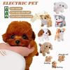 Electronic Robot Dog Walking Barking Tail Wagging Puppy Dog Plush Toy Gift Kids