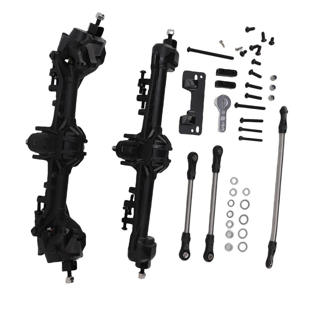 Front and Rear Axle Replacement for   SCX10 II 1Celsius10 Scale RC Crawler Upgraded Axle Set