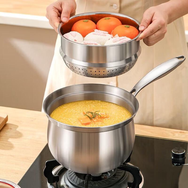 Oumeida 18cm 316 Stainless Steel Non-stick Milk/Saucepan
