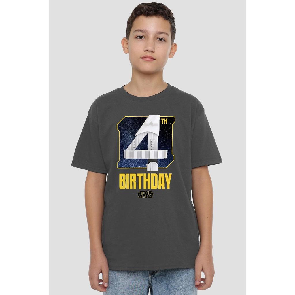 STAR WARS Childrens/Kids Stormtrooper Space 4th Birthday T-Shirt
