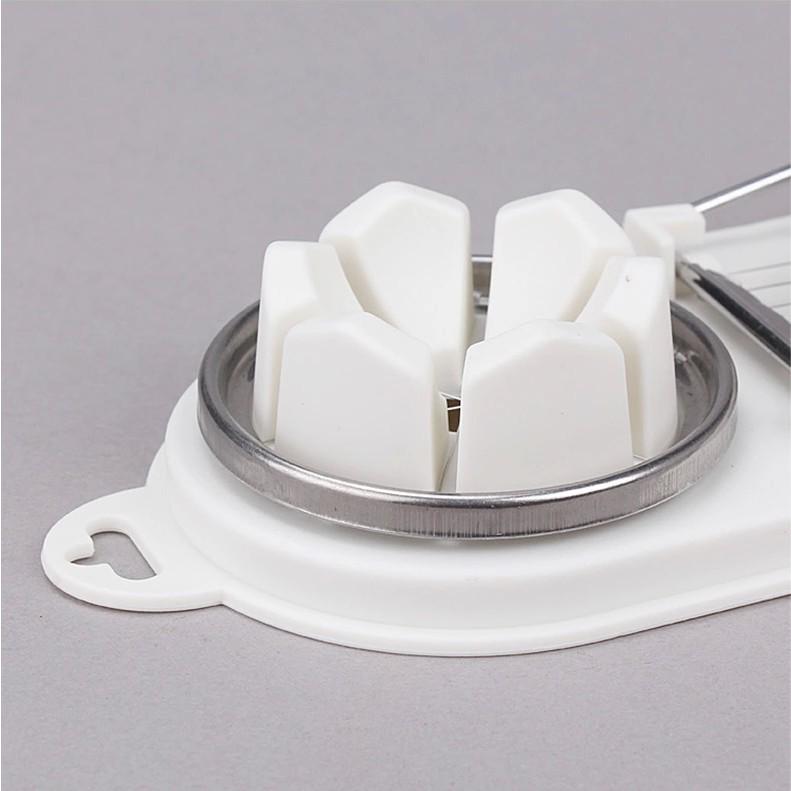 Nuova magia a doppio uso colorato nuovo tagliauova affettatrice per uova divisore per uova gadget da cucina creativi strumenti