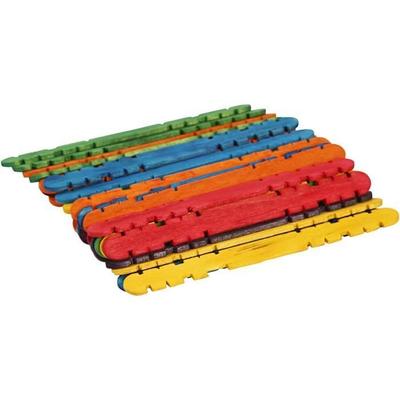 Craft Kit - Construction - 30 Pieces - Wood - Multicolored - 11.5 Cm