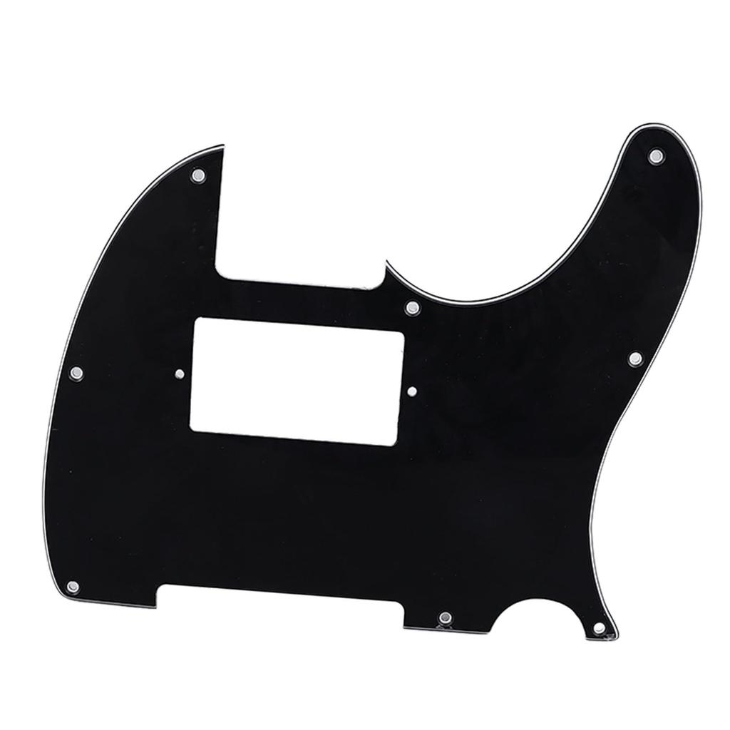 Matybobe Guitar Pickguard PVC Noise Reducer Guard Plate for Fender Telecaster Electric Guitar Anti-Scratch (Black)