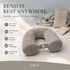 Cross-Border Memory Foam U-Shaped Travel Neck Pillow - Bendable & Slow Rebound for Neck Support