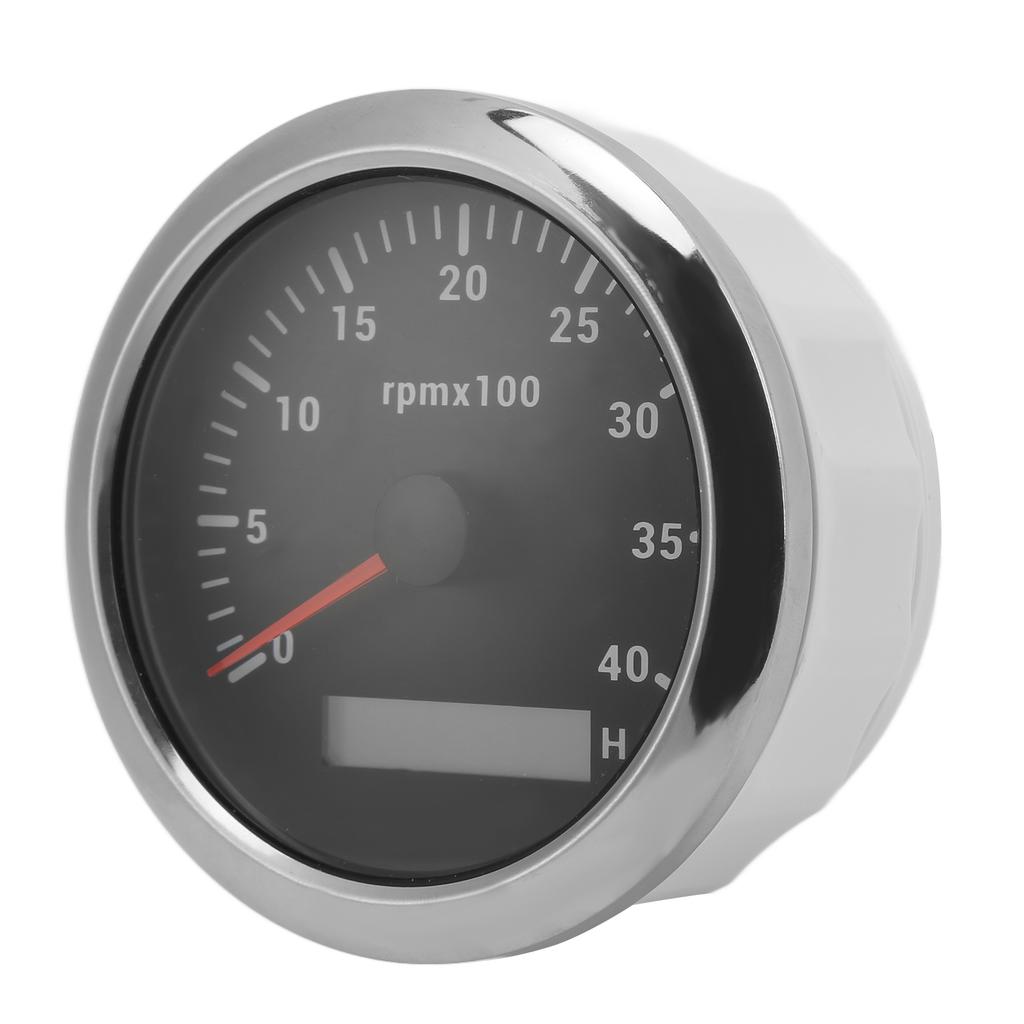 85mm Tachometer Gauge 4000RPM IP67 Waterproof with 7 Color Backlight for Car Boat RV Yacht