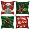 Neuer Weihnachts-Kissenbezug Neuheit Weihnachtsmann Weihnachtsbaum Festliche Dekoration