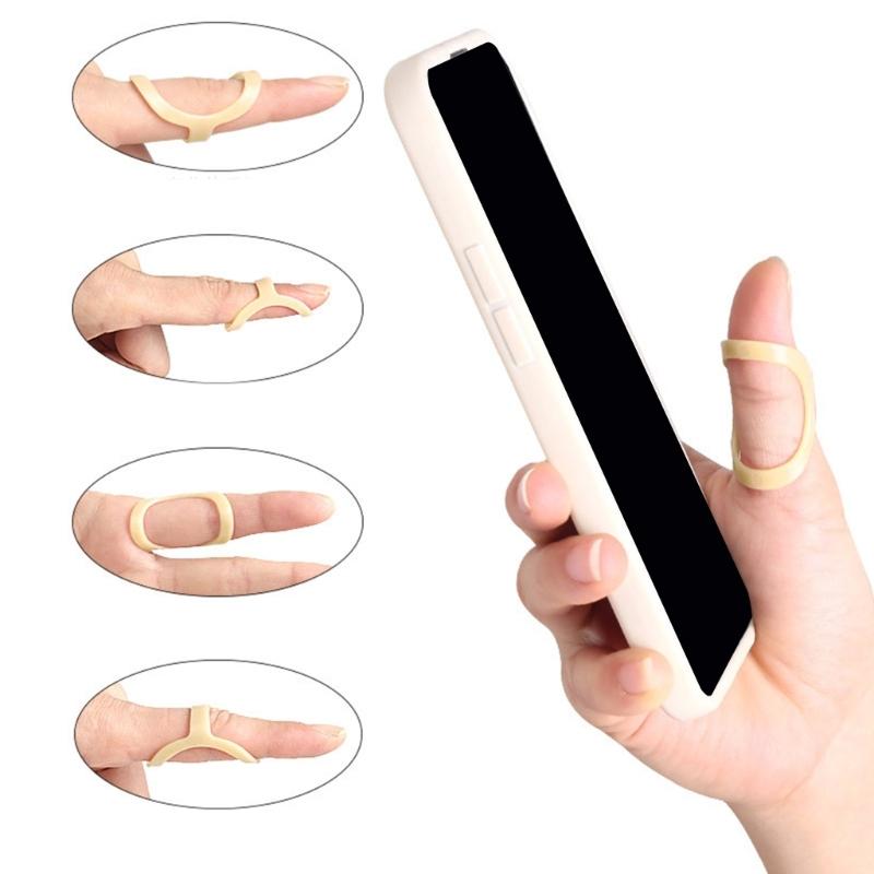 5 Pcs Reusable Oval Finger Splints Finger Support Brace Stabilizers Triggers Finger Splints for Broken Straightening
