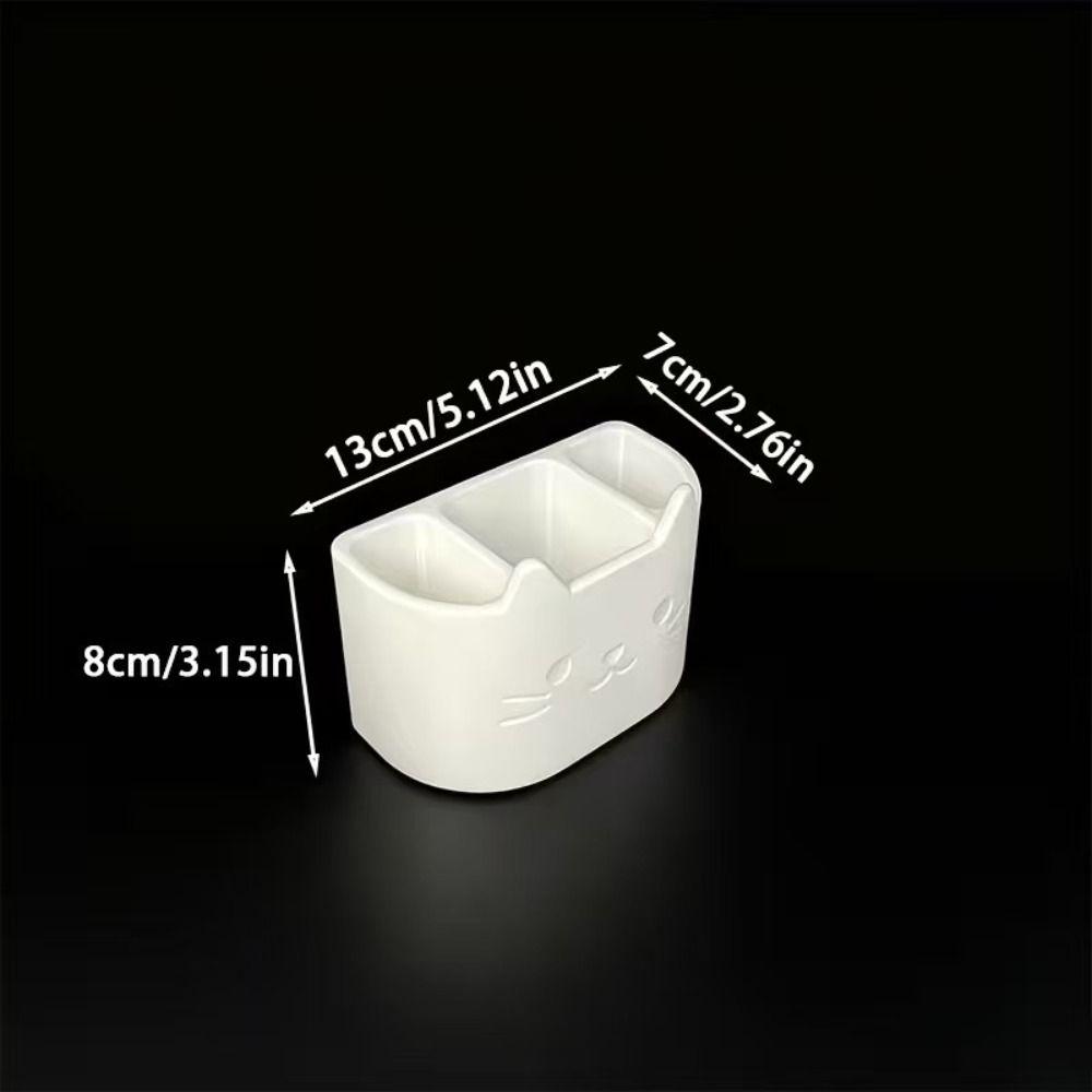 3D Printing Cat Toothbrush Holder Creative Electric Toothbrush Stand Bathroom Storage Stand  Shower