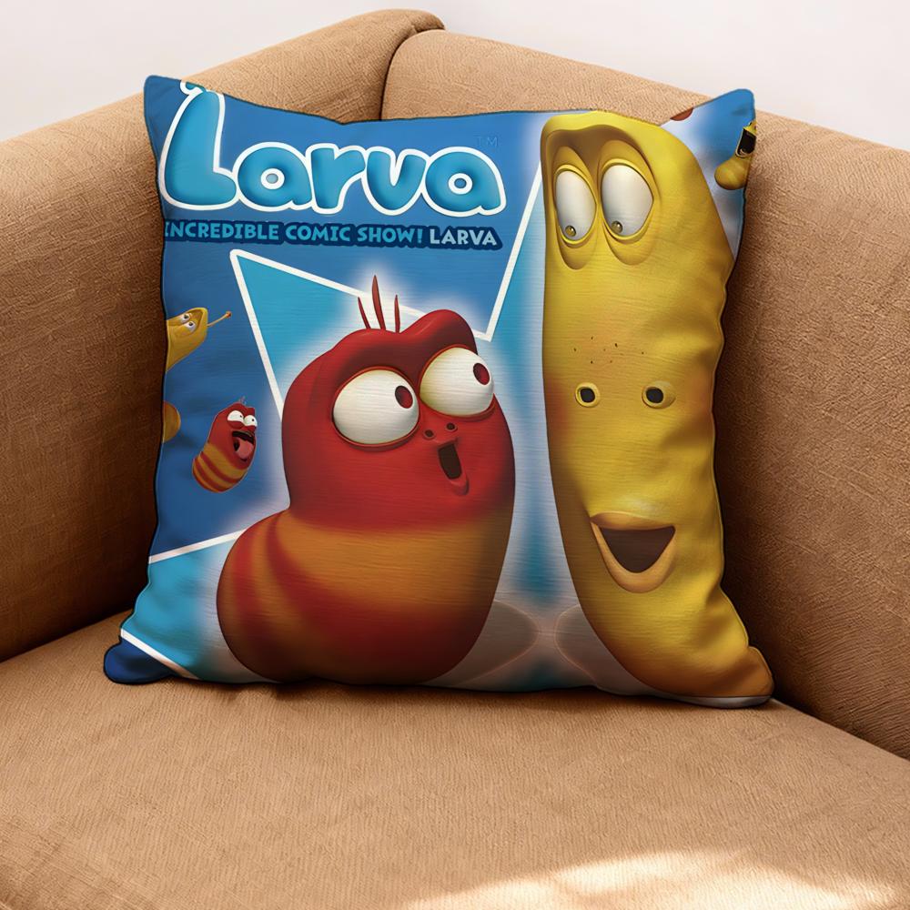 L-LarvaS Cushion Cover Premium Comfort Reversible Pillow Cove -Two in One Design for Any Room & Car Interior