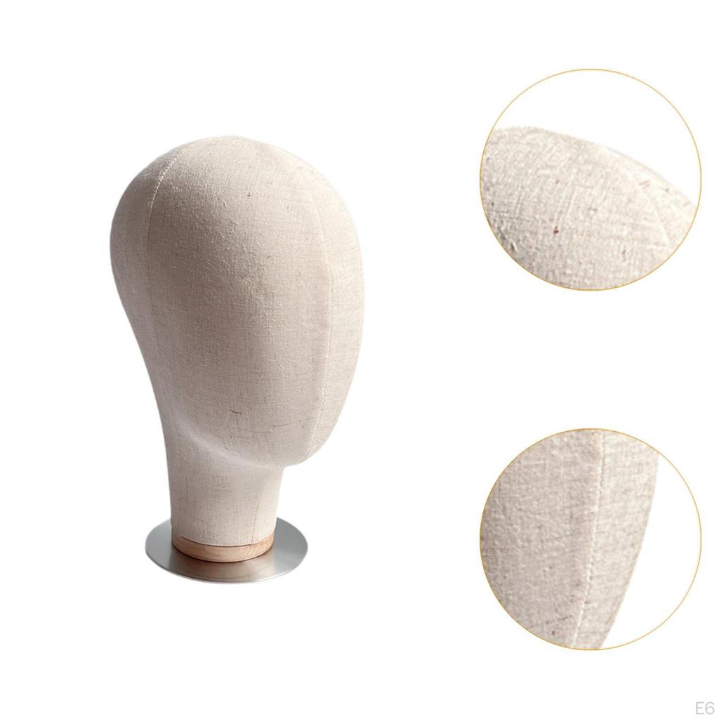 Cap Stand Hat Display Head Versatile Mannequin Model Metal Base for Glasses Earphones