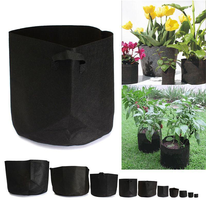 Versatile Fabric Root Pots Smart Plant Grow Pot Bags With Large Capacity For Thriving Plants