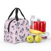 Cute Cartoon Pigeons Pack Insulated Lunch Bag for Women Children Portable Food Boxes Thermal Lunch Box Tote