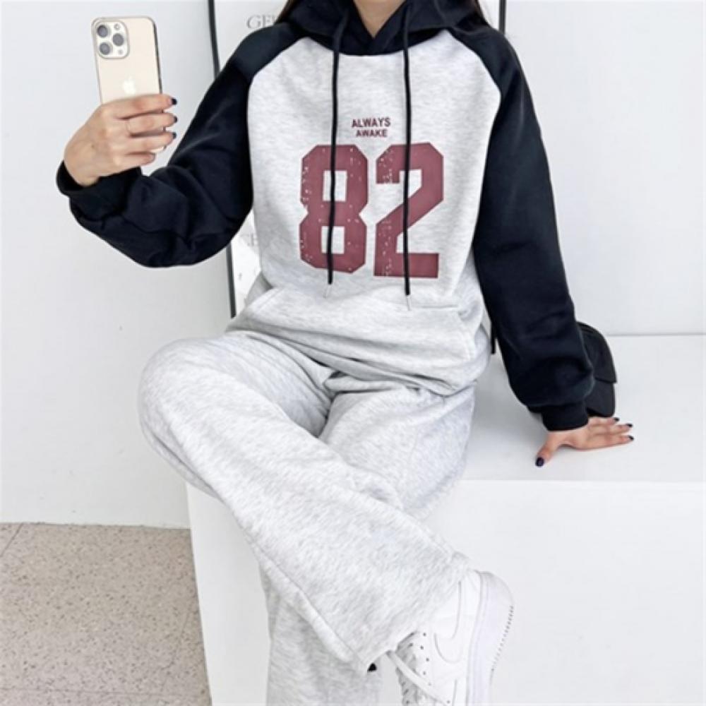 New Arrivals Open Run Women Loose FiT Color Block Hoodie Fleece SweaTshirT And T