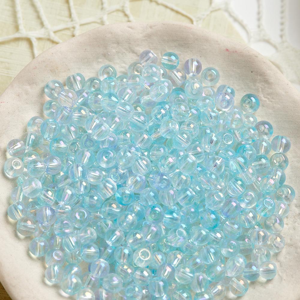 Iridescent AB Glass Rice Beads for DIY Jewelry – Colorful Beaded Bracelet & Necklace Accessories