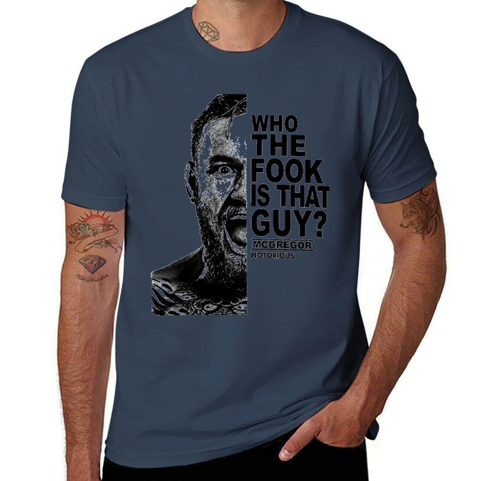 Who The Fook Is That Guy Tshirt Plus Size Loose Fit Tshirt S