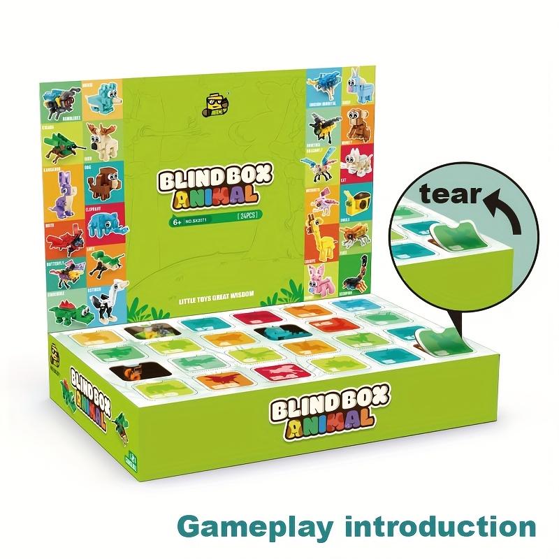 

Bugs Animal Building Toy Set 24 Blind Box Insect Collection Building Blocks STEM Toys Mystery Box Christmas Gift for Kids