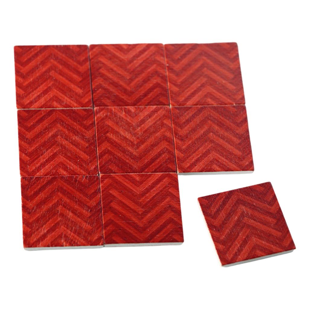 

Handmade 1:6 1:12 Mini Dollhouse Floor Sticker Floor Tiles Kitchen Bathroom DIY Decoration Children Toys Birthday Gifts червоний