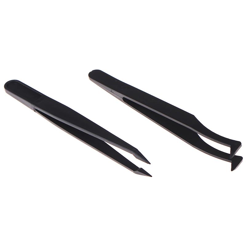 Curved Straight Tip Tweezers Diamond Drawing Tweezers Plastic Picking Tweezers