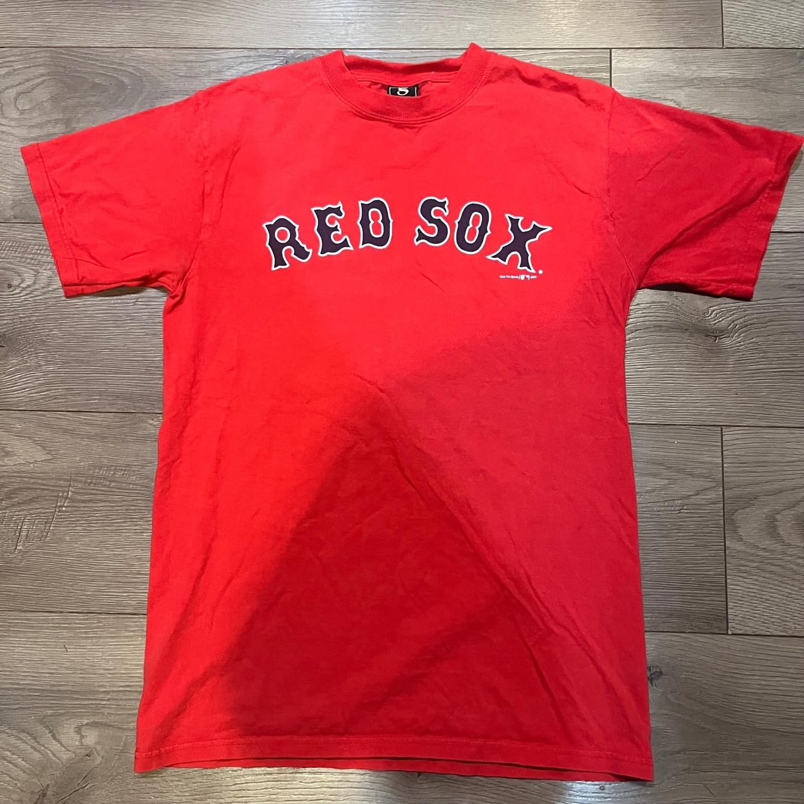 Vintage Boston Red Sox Shirt Adult Red David Ortiz 34 MLB 2004 Graphic XXL