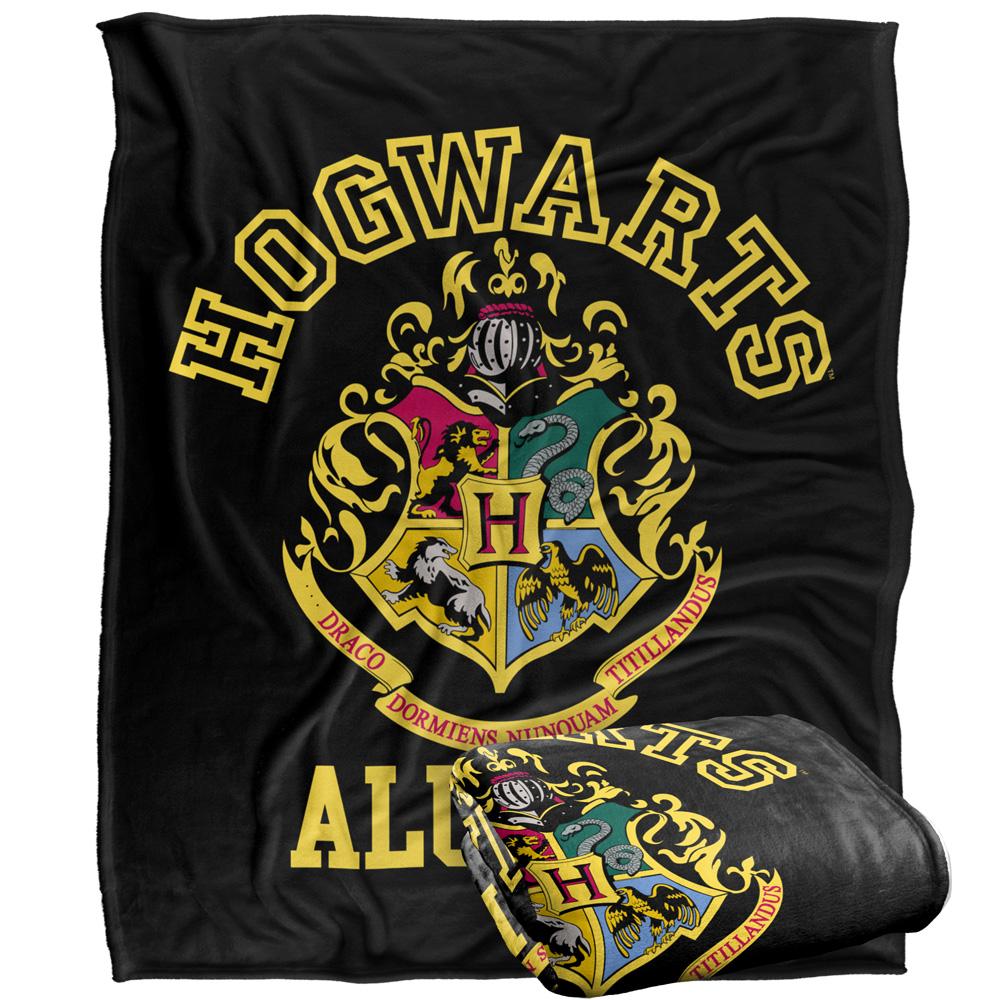 Harry Potter Alumni Hogwarts Crest Blanket