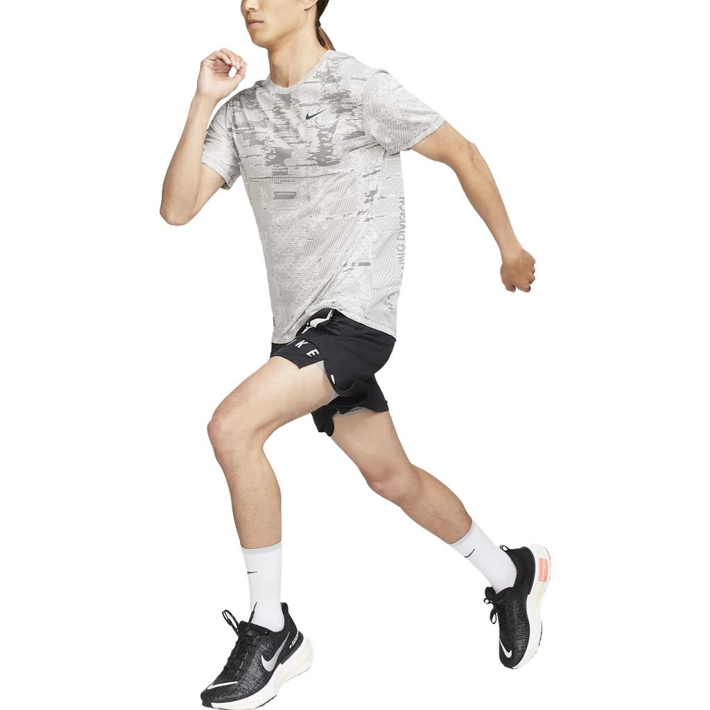 Nike Running T Shirt Men's Gray FB6869-030
